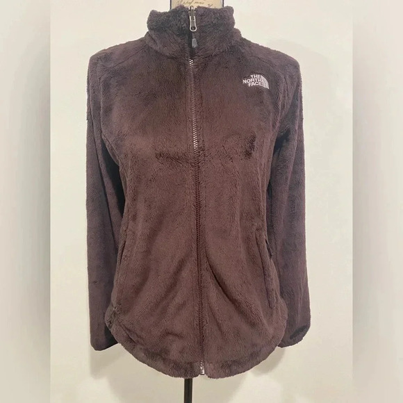 The North Face Osito Silken Raschel Fleece Jacket Dark Purple Size Medium - Picture 1 of 10